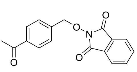 2-((4-acetylbenzyl)oxy)isoindoline-1,3-dione,2-((4-acetylbenzyl)oxy)isoindoline-1,3-dione