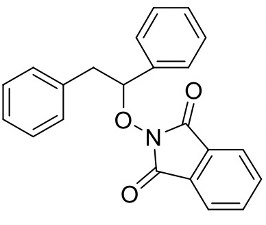 2-(1,2-diphenylethoxy)isoindoline-1,3-dione,2-(1,2-diphenylethoxy)isoindoline-1,3-dione