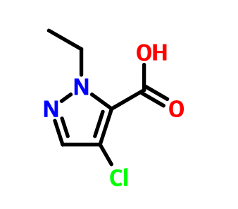 4-氯-1-乙基-1H-吡唑-5-羧酸,4-Chloro-2-ethyl-2H-pyrazole-3-carboxylic acid