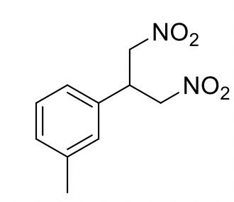 2-(3-甲苯基)-1,3-二硝基丙烷,1-(1,3-dinitropropan-2-yl)-3-methylbenzene