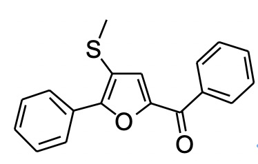 2-苯基-5-苯甲酰基-3-甲硫基呋喃,4-(methylthio)-5-phenylfuran-2-yl)(phenyl)methanone