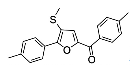 2-对甲苯基-5-对甲苯甲酰基-3-甲硫基呋喃,(4-(methylthio)-5-(p-tolyl)furan-2-yl)(p-tolyl)methanone