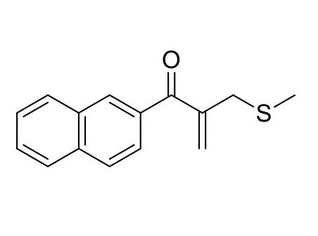 2-甲基硫甲基-1-(萘-2)丙-2-烯-1-酮,2-(methylthiomethyl)-1-(naphthalen-2-yl)prop-2-en-1-one