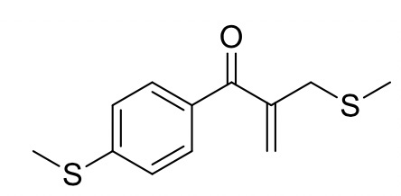2-甲基硫甲基-1-对甲硫苯基丙-2-烯-1-酮,2-(methylthiomethyl)-1-(4-methylthiophenyl)prop-2-en-1-one
