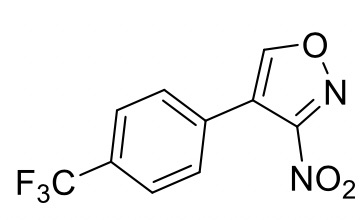 3-硝基-4-对三氟甲基苯基异恶唑,3-nitro-4-(4-(trifluoromethyl)phenyl)isoxazole