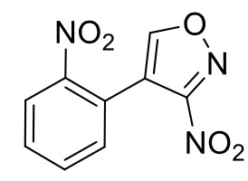 3-硝基-4-邻硝基苯基异恶唑,3-nitro-4-(2-nitrophenyl)isoxazole