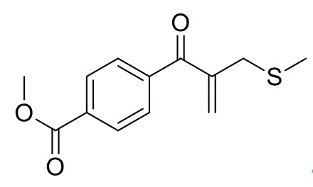 4-(2-甲基硫甲基)丙烯酰基苯甲酸甲酯,4-(2-(methylthiomethyl)acryloyl)benzoate