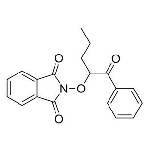 2-((1-oxo-1-phenylpentan-2-yl)oxy)isoindoline-1,3-dione