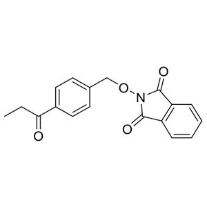 2-((4-propionylbenzyl)oxy)isoindoline-1,3-dione,2-((4-propionylbenzyl)oxy)isoindoline-1,3-dione