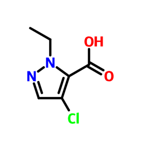 4-氯-1-乙基-1H-吡唑-5-羧酸,4-Chloro-2-ethyl-2H-pyrazole-3-carboxylic acid