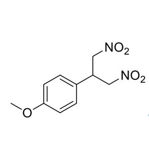 2-(4-甲氧苯基)-1,3-二硝基丙烷,1-(1,3-dinitropropan-2-yl)-4-methoxybenzene