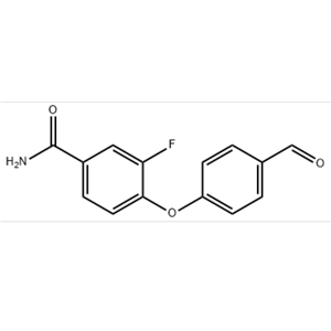 3-FLUORO-4-(4-FORMYLPHENOXY)BENZAMIDE