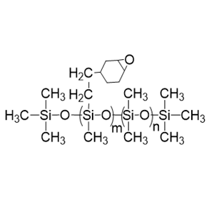 (环氧己基乙基)甲基硅氧烷-二甲基硅氧烷共聚物,EPOXYCYCLOHEXYLETHYLMETHYLSILOXANE(8-10MOL%)-DIMETHYLSILOXANE COPOLYMER: VISCOSITY 300-450 CST.