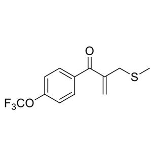 2-甲基硫甲基-1-对三氟甲氧苯基丙-2-烯-1-酮
