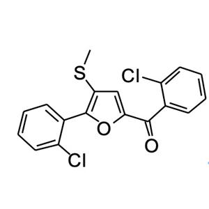 2-邻氯苯基-5-邻氯苯甲酰基-3-甲硫基呋喃