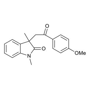 3-(2-(4-甲氧基苯基)-2-氧代乙基)-1,3-二甲基二氢吲哚-2-酮