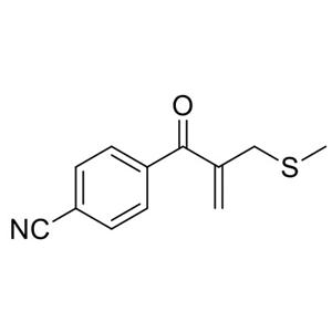 4-(2-甲基硫甲基)丙烯酰基苯腈,4-(2-(methylthiomethyl)acryloyl)benzonitrile