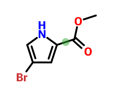 4-溴-1H-吡咯-2-羧酸甲酯,Methyl 4-broMopyrrole-2-carboxylate