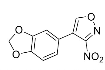 4-(3,4-亞甲基二氧基苯)-3-硝基異惡唑,4-(benzo[d][1,3]dioxol-5-yl)-3-nitroisoxazole