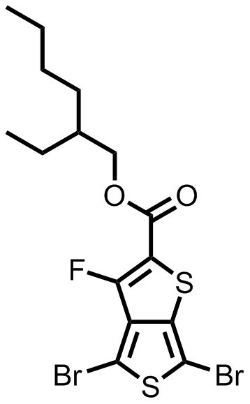 M8095,2-ethylhexyl 4,6-dibromo-3-fluorothieno[3,4-b]thiophene-2-carboxylate