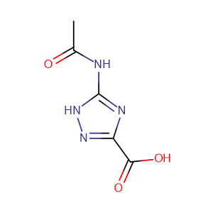 5-(乙酰胺基)-1H-1,2,4-噻唑-3-羧酸,1H-1,2,4-Triazole-3-carboxylicacid,5-(acetylamino)-(9CI)