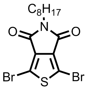 M8151,1,3-dibromo-5-octyl-4H-thieno[3,4-c]pyrrole-4,6(5H)-dione