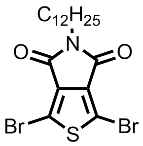 M8153,1,3-dibromo-5-dodecyl-4H-thieno[3,4-c]pyrrole-4,6(5H)-dione