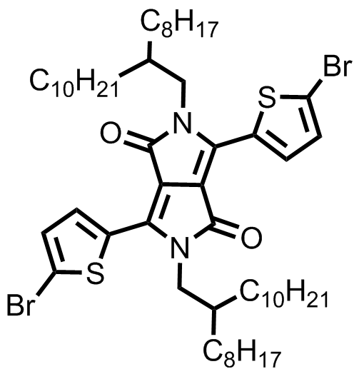 M8174,3,6-bis(5-bromothiophen-2-yl)-2,5-bis(2-octyldodecyl)pyrrolo[3,4-c]pyrrole-1,4(2H,5H)-dione