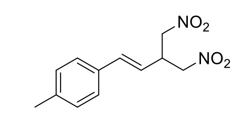 （E)-2-对甲苯乙烯基-1,3-二硝基丙烷,(E)-1-methyl-4-(4-nitro-3-(nitromethyl)but-1-en-1-yl)benzene