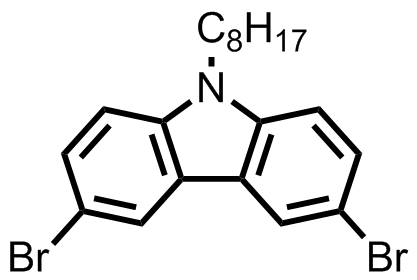 M8259,3,6-dibromo-9-octyl-9H-carbazole