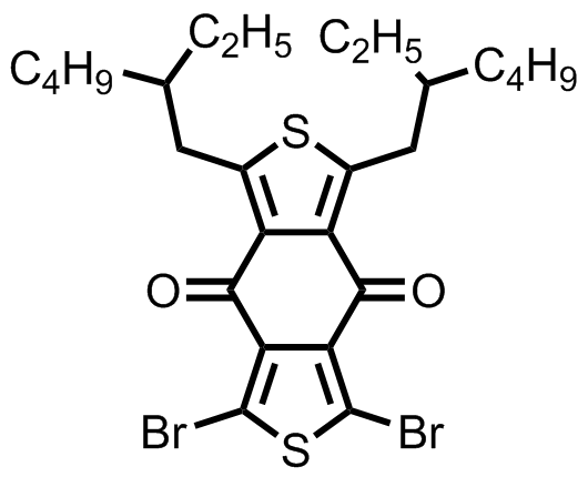 M8401,1,3-dibromo-5,7-bis(2-ethylhexyl)benzo[1,2-c:4,5-c']dithiophene-4,8-dione