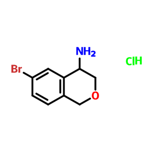 6-溴-3,4-二氢-1H-异色烯-4-氨基盐酸盐,6-BroMo-isochroMan-4-ylaMine