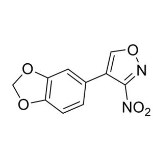 4-(3,4-亚甲基二氧基苯)-3-硝基异恶唑