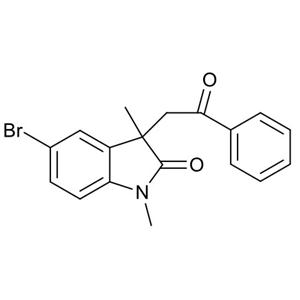 5-溴-1,3-二甲基-3-(2-氧代-2-苯甲基)吲哚啉-2-酮
