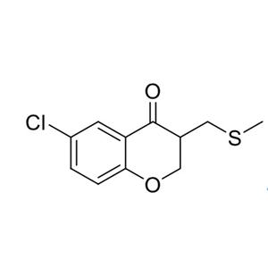 6-氯-3-甲基硫甲基苯并二氢吡喃-4-酮,6-chloro-3-(methylthiomethyl)chroman-4-one