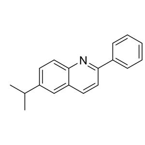 6-異丙基-2-苯基喹啉,6-isopropyl-2-phenylquinoline