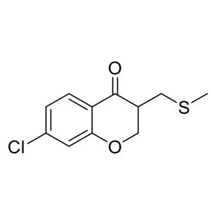 7-氯-3-甲基硫甲基苯并二氢吡喃-4-酮,7-chloro-3-(methylthiomethyl)chroman-4-one