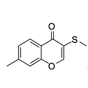 8-甲基-3-甲硫基苯并吡喃-4-酮,8-methyl-3-(methylthio)-4H-chromen-4-one