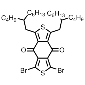 M8403,1,3-dibromo-5,7-bis(2-butyloctyl)-4H,8H-benzo[1,2-c:4,5-c