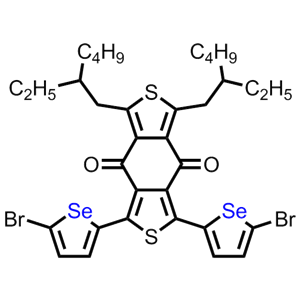 M8407,1,3-bis(5-bromo-4-chlorothiophen-2-yl)-5,7-bis(2-ethylhexyl)benzo[1,2-c:4,5-c