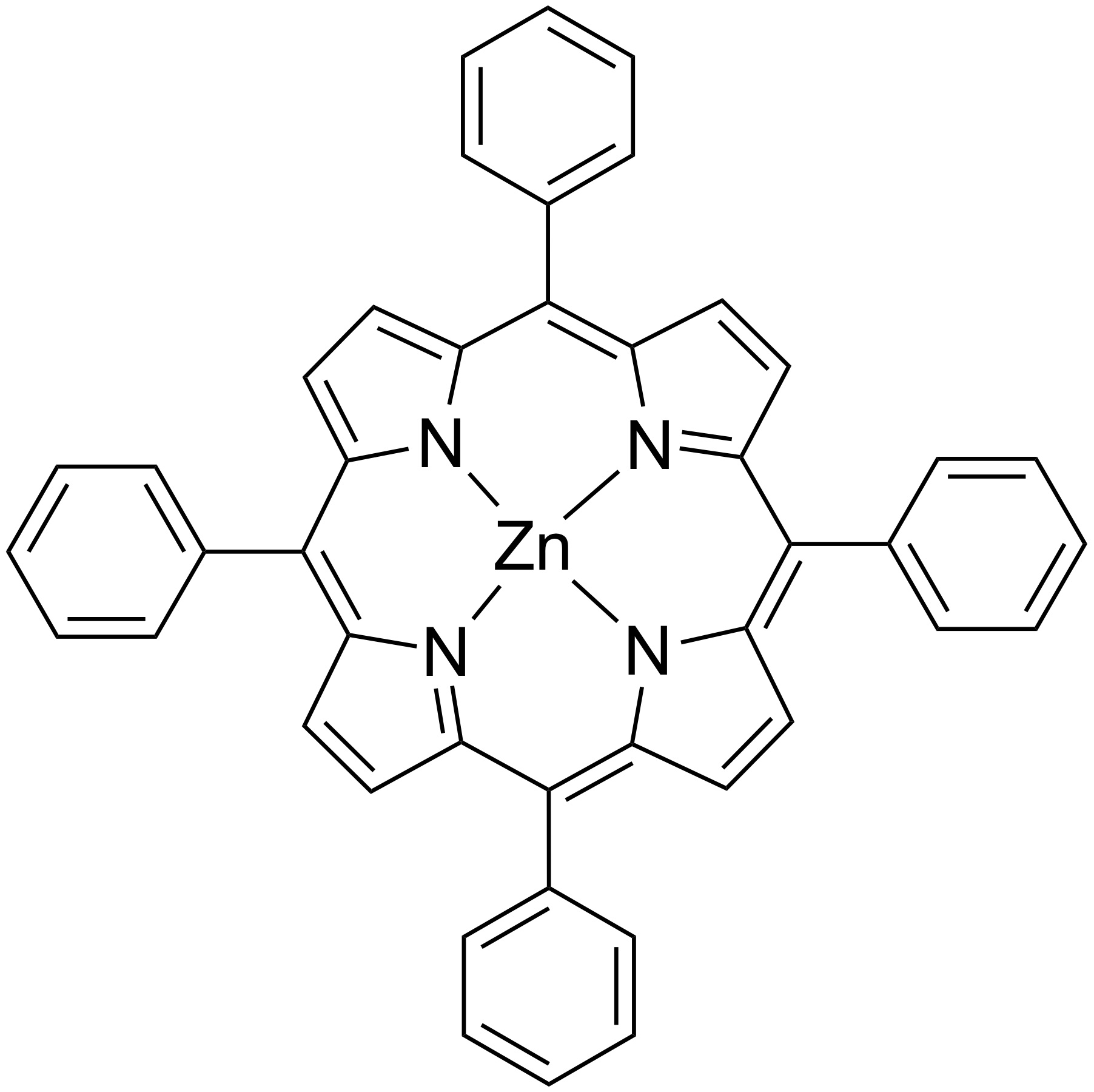 四苯基卟啉锌,Tetraphenylporphinato zinc