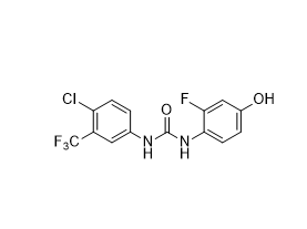 瑞戈非尼杂质08,1-(4-chloro-3-(trifluoromethyl)phenyl)-3-(2-fluoro-4-hydroxyphenyl)urea