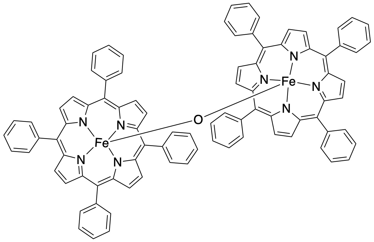 双四苯基卟啉铁,Iron(III) meso-tetraphenylporphine-mu-oxo dimer