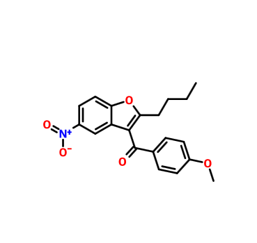 2-丁基-3-(4-甲氧基苯甲?；?-5-硝基苯并呋喃,(2-Butyl-5-nitrobenzofuran-3-yl)(4-methoxyphenyl)methanone