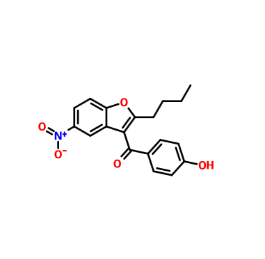 2-丁基-3-(4-羥基苯甲?；?-5-硝基苯并呋喃,(2-Butyl-5-nitrobenzofuran-3-yl)(4-hydroxyphenyl)methanone