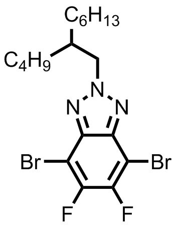 M8521,4,7-dibromo-2-(2-butyloctyl)-5,6-difluoro-2H-benzo[d][1,2,3]triazole