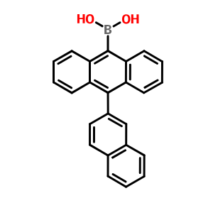 10-(2-萘基)-9-蒽硼酸,10-(2-Naphthyl)anthracene-9-boronic acid