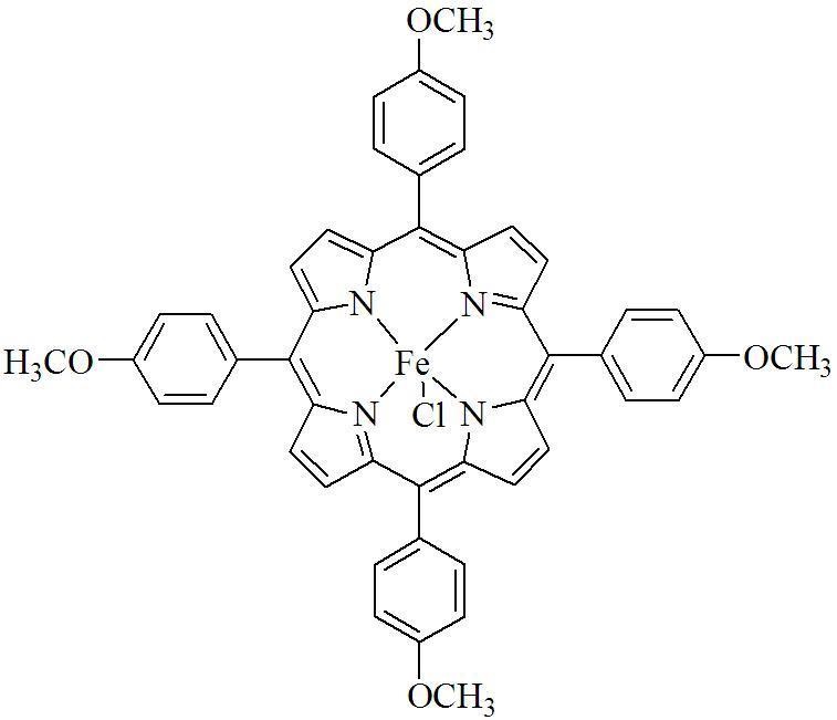 5,10,15,20-四(4-甲氧苯基)-21H,23H-卟吩氯化铁,5,10,15,20-tetra(4'-methoxyphenyl)porhyrinatoiron(III)chloride