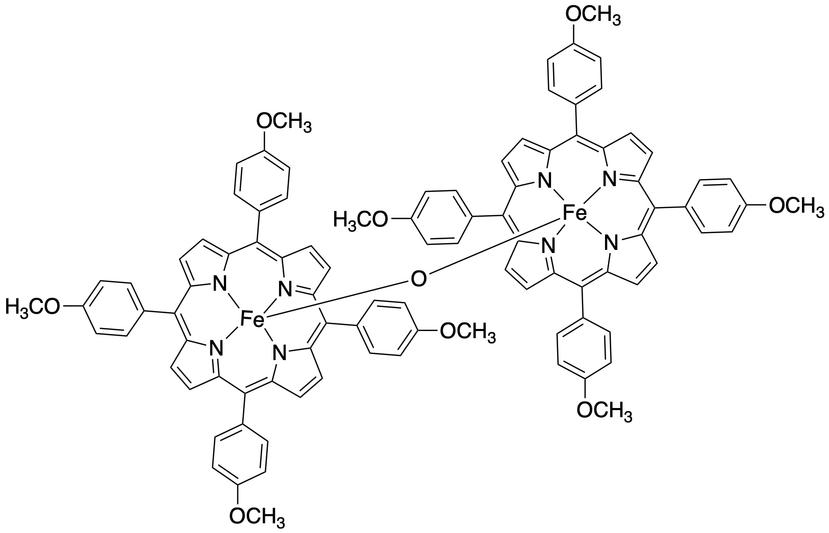 Μ-氧-双铁四对甲氧苯基卟啉,μ-oxo-bis(meso-tetra-p-methoxyphenylporphyrin)iron(III)