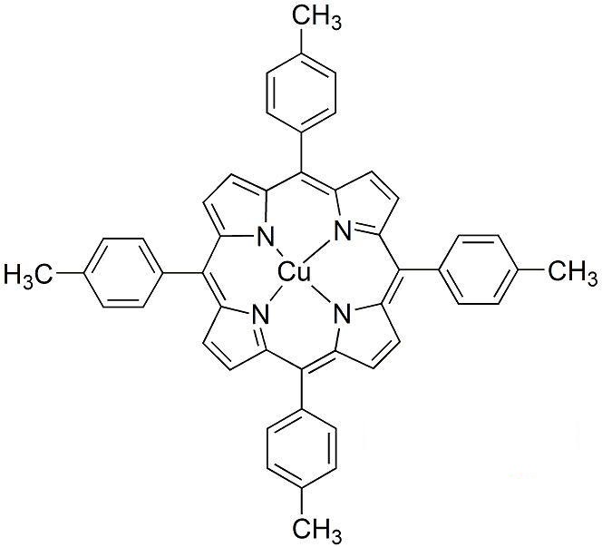 四对甲苯基卟啉铜,5,10,15,20-Tetra(4-methylphenyl)-21H,23H-porphine copper